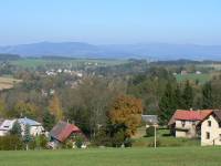 Krkonoše od Roztok u Jilemnice
