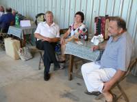 Josef s Juditou před vystoupením