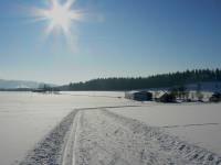 Leden-lyžařské tratě