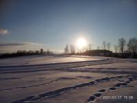 Lyžařské tratě u školy