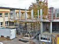 Škola-přístavba napojení